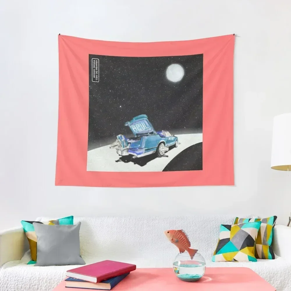 

Alternative album cover for Don Toliver's Heaven Or Hell! Tapestry Decor For Bedroom Korean Room Decor Bathroom Decor Tapestry