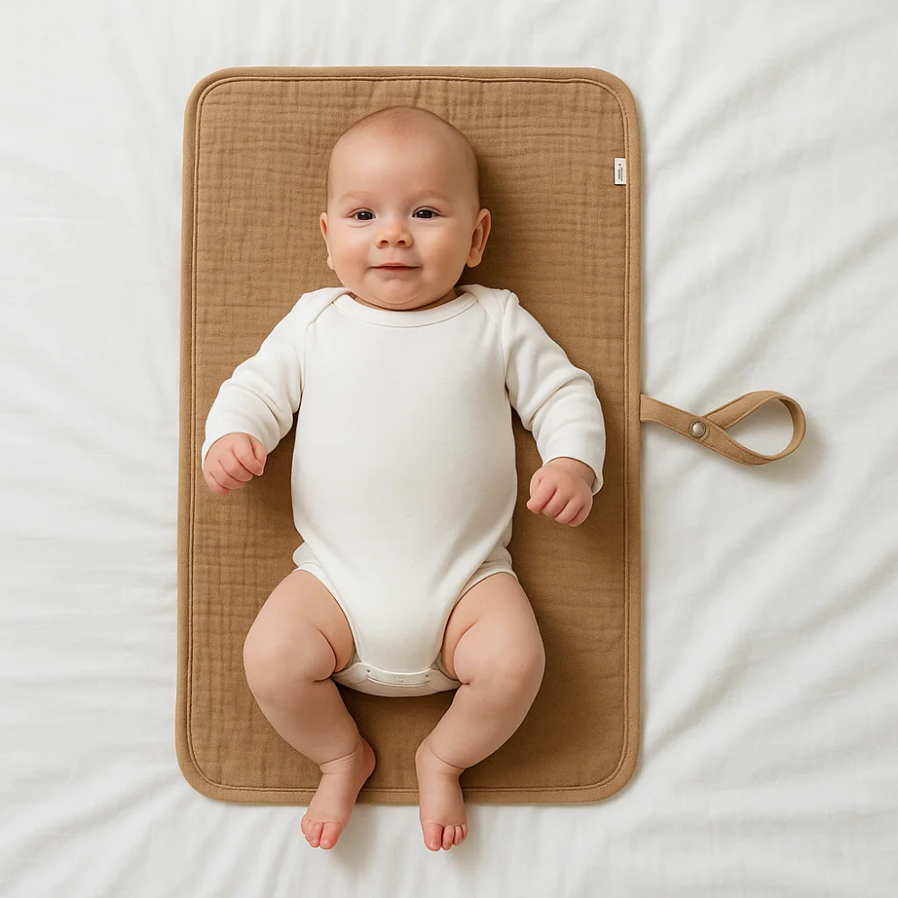 

Мягкий детский коврик для пеленания, прочный впитывающий дышащий коврик для детских подгузников, простыня для подгузников из чистого хлопка, детская кровать, коврик для путешествий