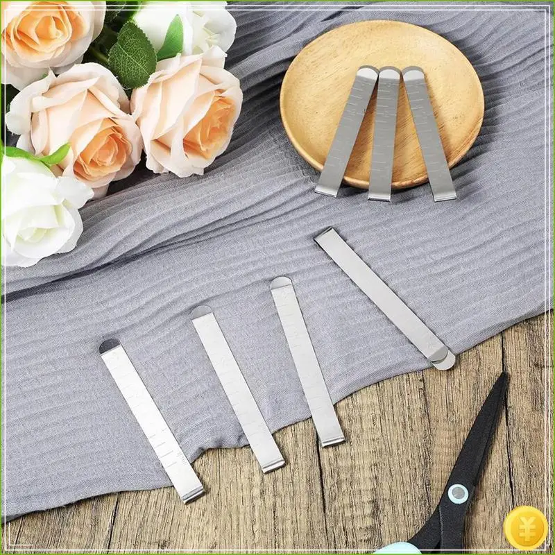 40Pieces Sewing Clips Set,Sewing Measuring Ruler Metal Hem Sewing Tools For Sewing Quilting Pins And Marking Accessories