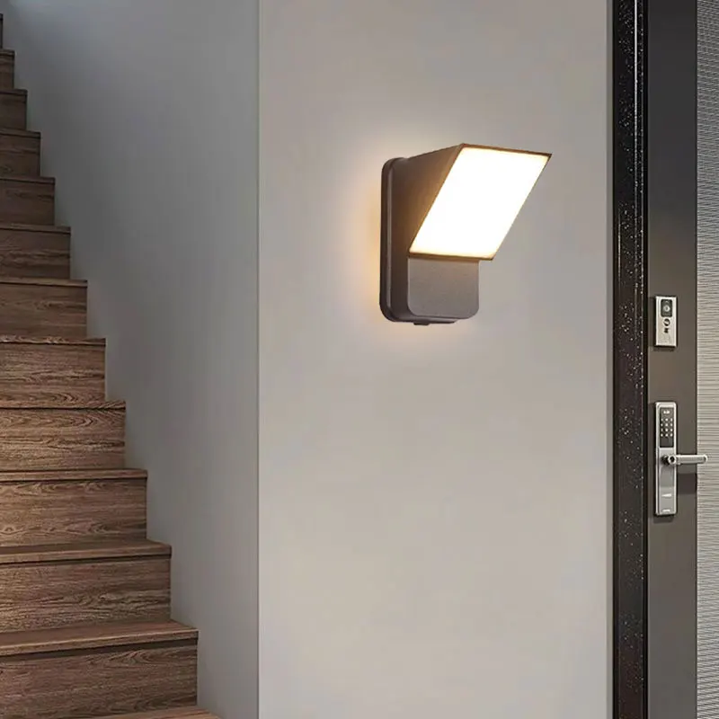 Led Bedroom Headboard Stairs Balcony Background Aisle Waterproof Rotatable Wall Light