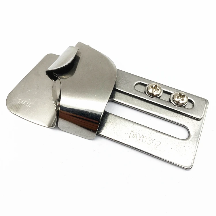 Double Needle Lock Chain Sewing Machine Upper Sleeve Large Body Joint Stitching Slide Hemmer Buried Clamping Tool