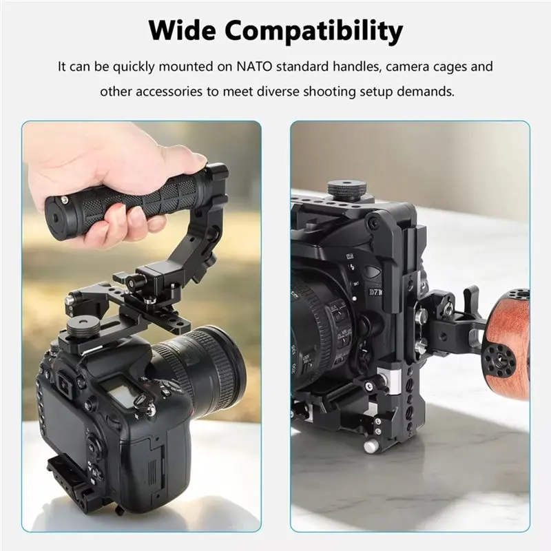 LXYB18B Quick Release NATO Rail Plate With ARRI 3/8
