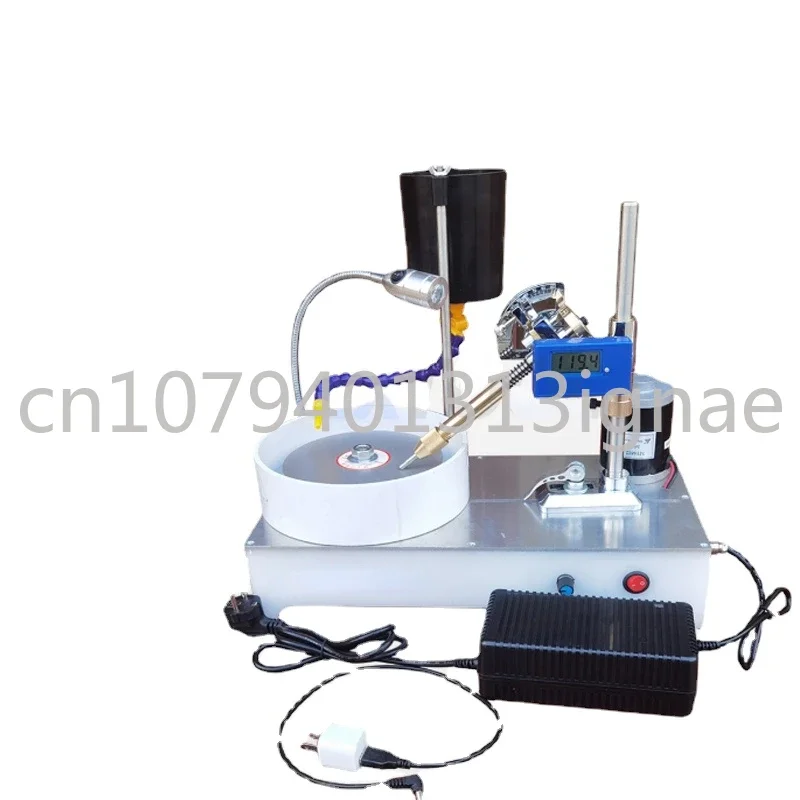 High-precision gem polishing machine jewelry polishing machine DC stepless speed regulating angle grinding machine