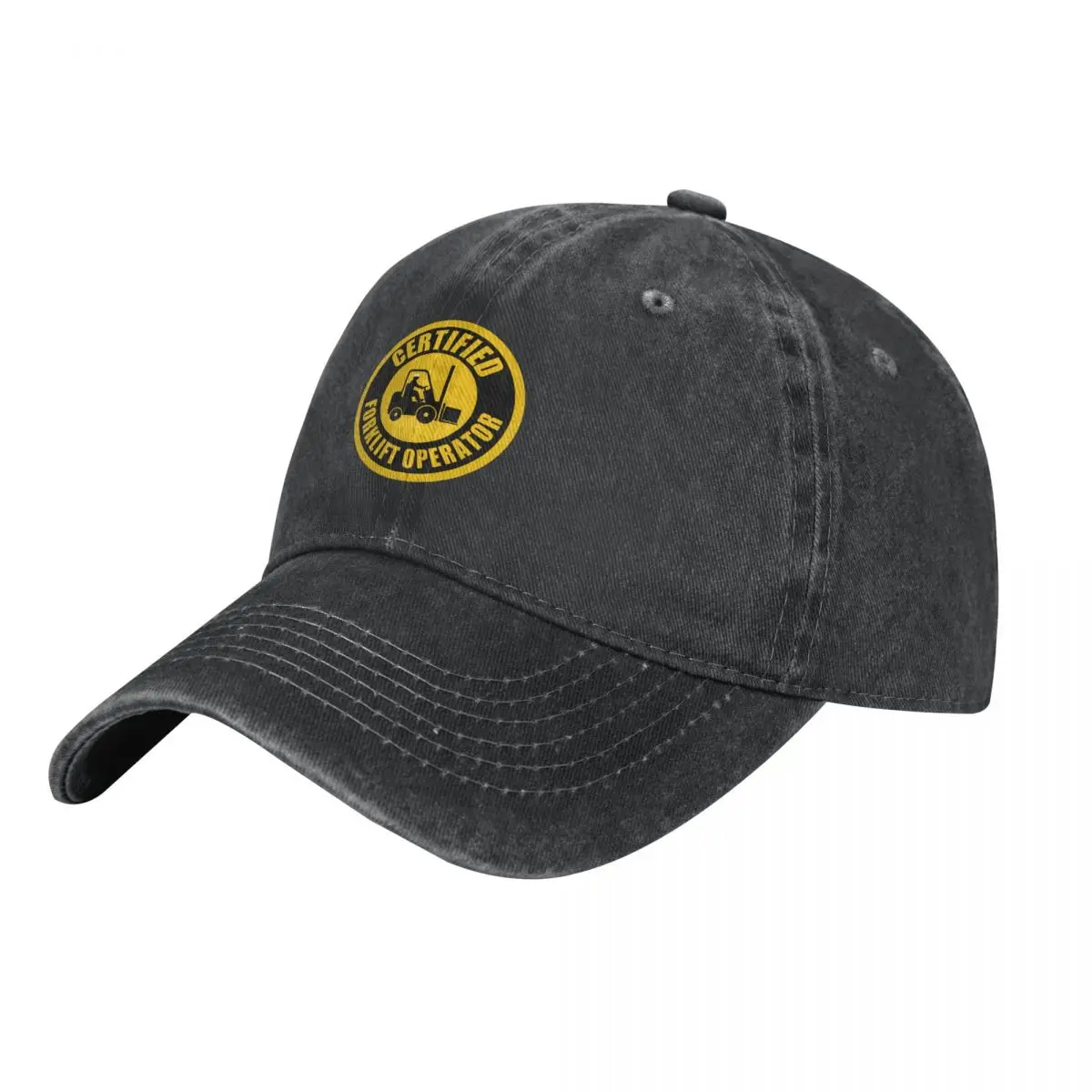 Forklift operator Certified Cowboy Hat Big Size Hat Military Cap Man Hat Man For The Sun Hats Man Women's
