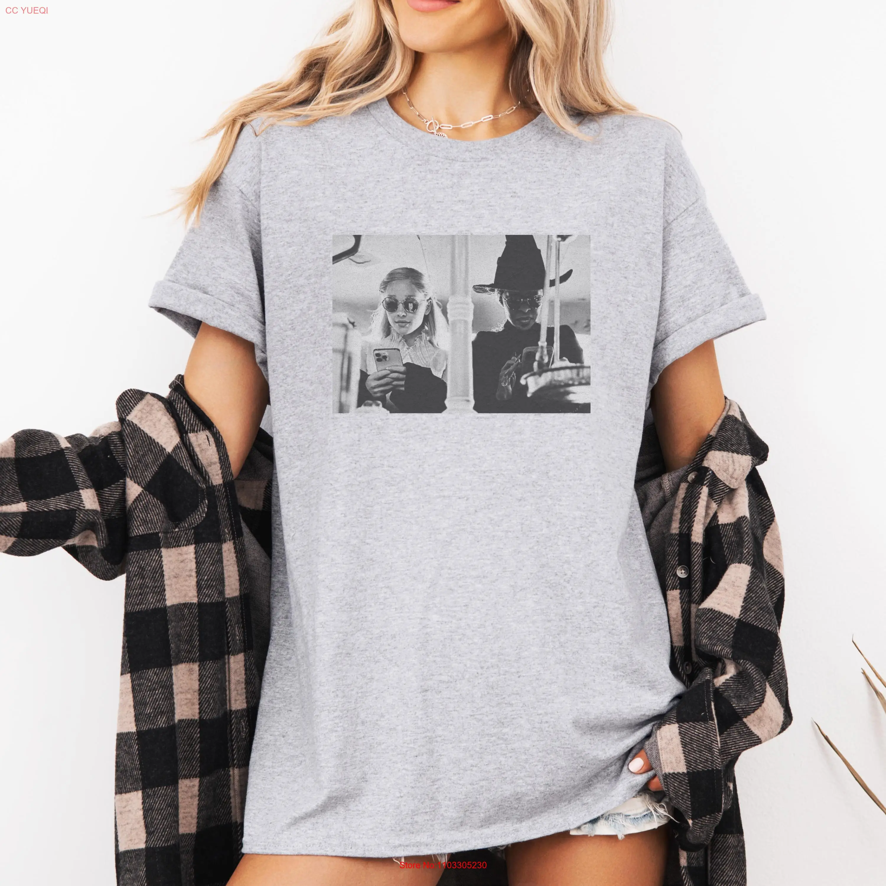 Camiseta com foto retrô de filme malvado, vintage, musical, merch, glinda, a boa bruxa, amante de Broadway, mangas compridas ou curtas