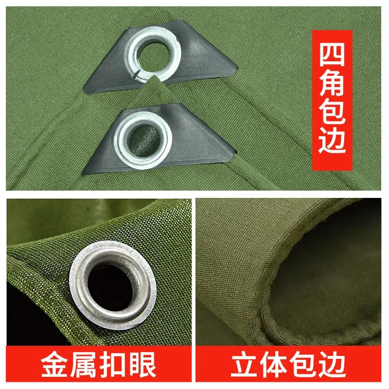 Thickened and durable rainproof oilcloth, thickened engineering tarpaulin, PVC single coated canvas, organic silicon tarpaulin