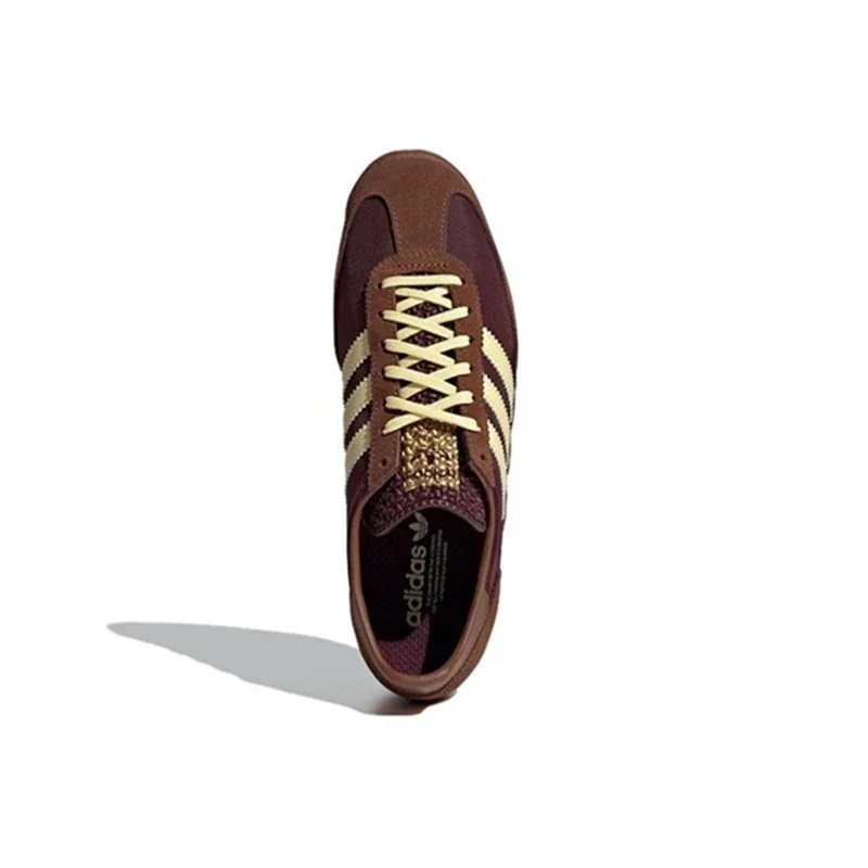 Adidas-Sapatos casuais versáteis masculinos e femininos, camurça de arroz integral versátil, antiderrapante, conforto, simples, conforto, SL 72 RS