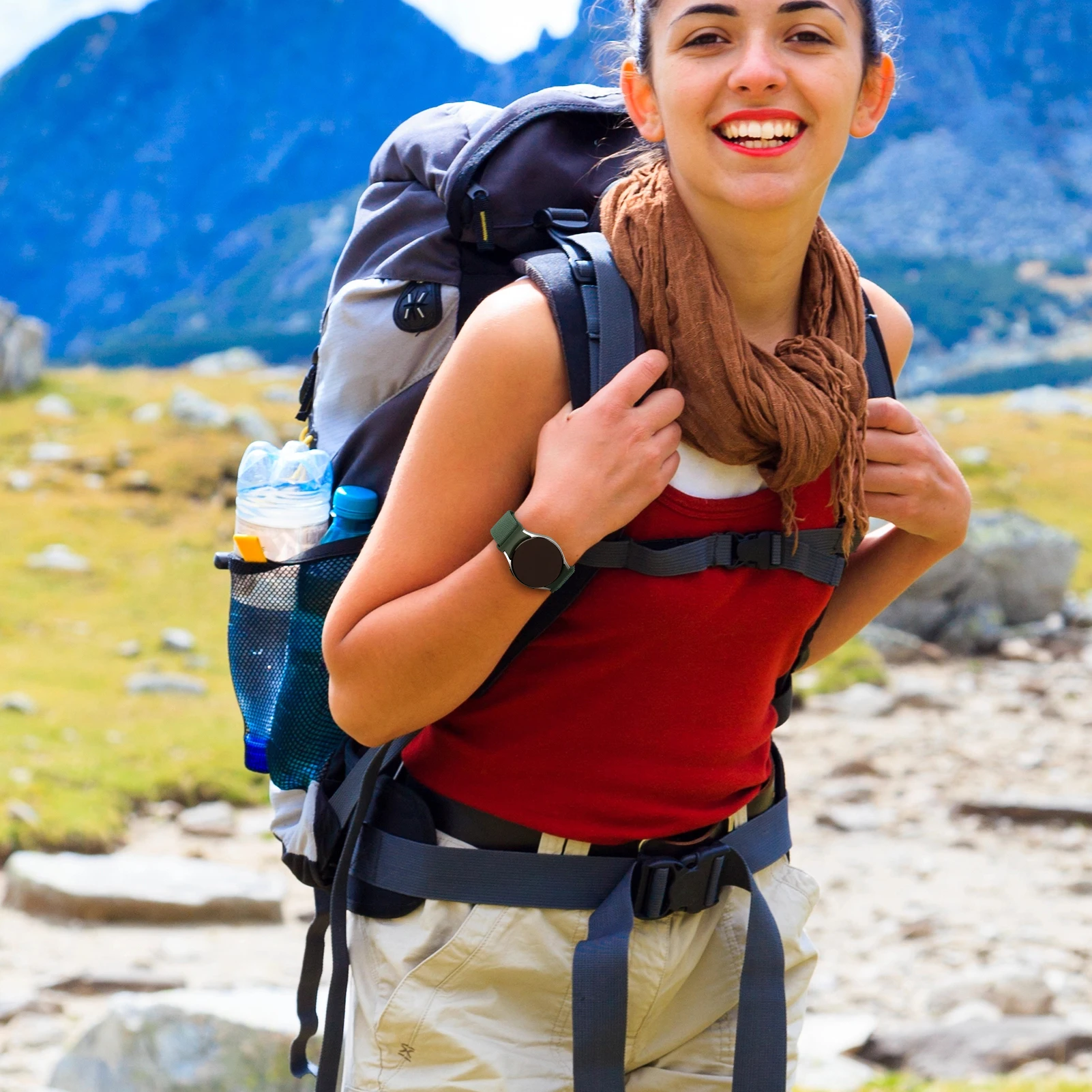 Nylon Strap for Samsung Galaxy watch 6/4/5 Pro 45mm 44mm 40mm 47mm 43mm Alpine sport correa bracelet Galaxy watch 6 classic band