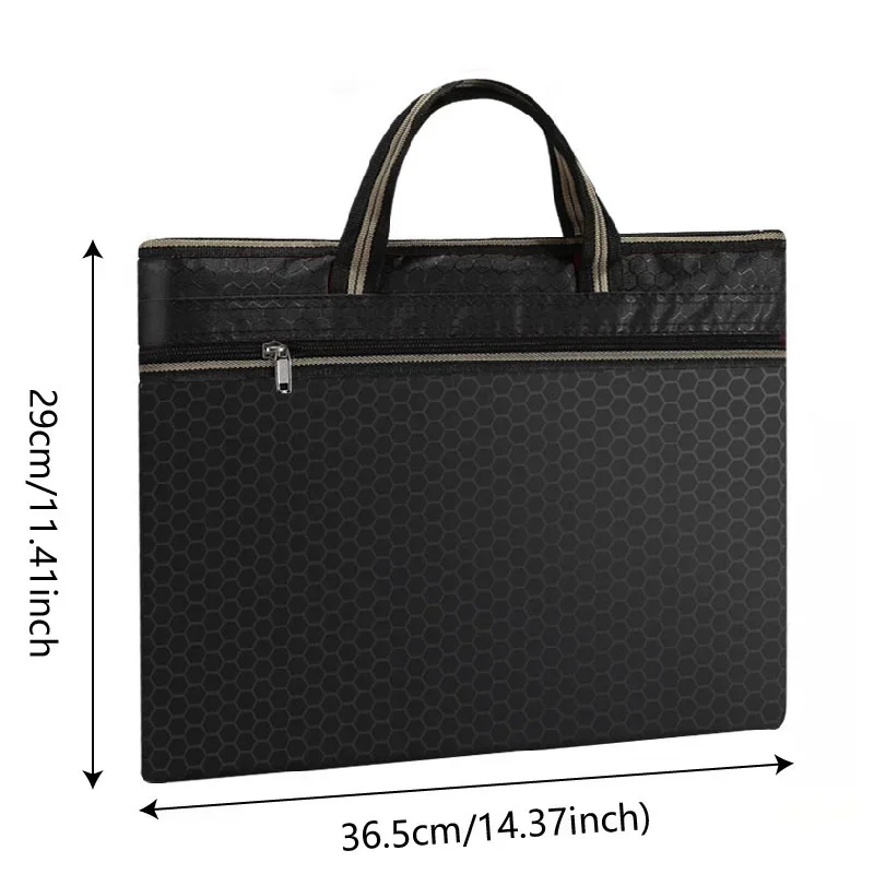 Large Capacity Briefcases Handbag Document Laptop Organize Pack Book Business IPAD Electronic Storage Pouch Supplies Accessories