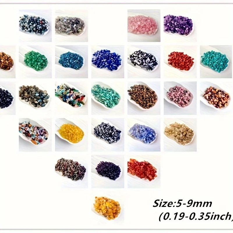 5-8mm Natural Amethyst Yellow Tiger Stone Chips Stone No Hole Minerals Reiki Healing Tumbled Stone Home Aquarium Decoration