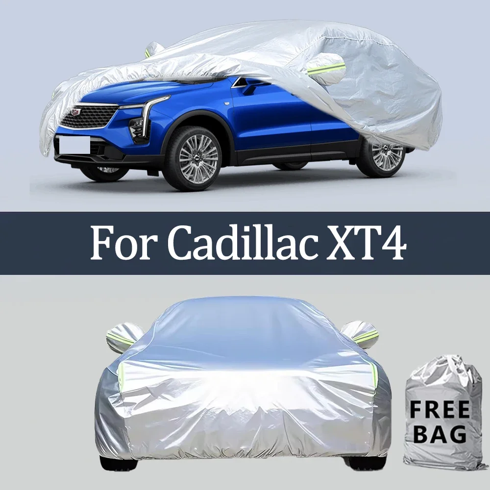 

For Cadillac XT4 Car Cover Outdoor Protection Covers Snow Sunshade Waterproof Dustproof Exterior UV Car Accessories