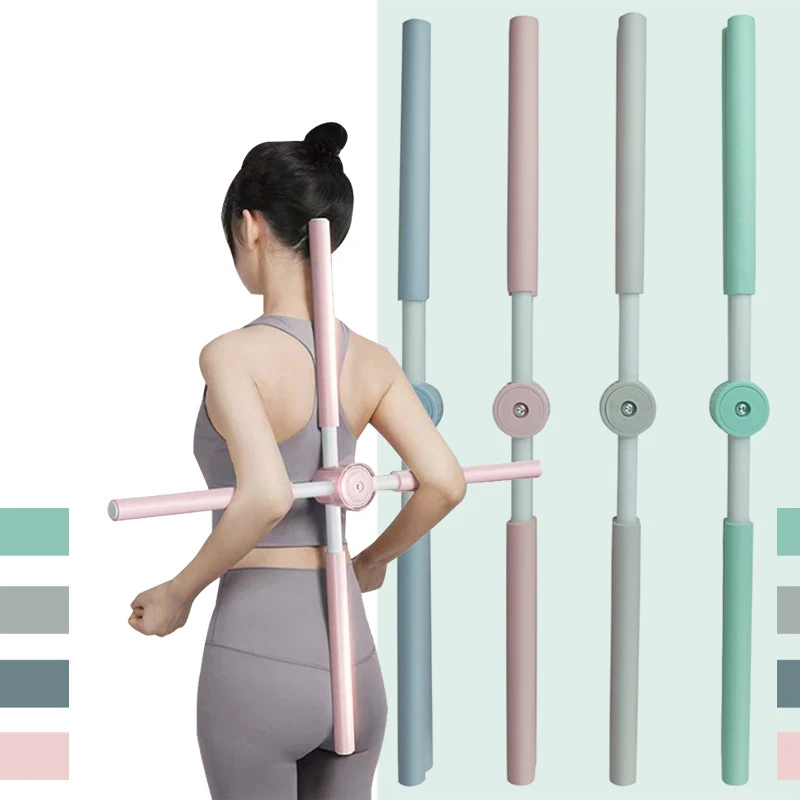 Pilates Fitness Lung Opener Beauty Back Pranayama Yoga Pole Dance Body Yoga Stick Open Shoulder Posture Corrector