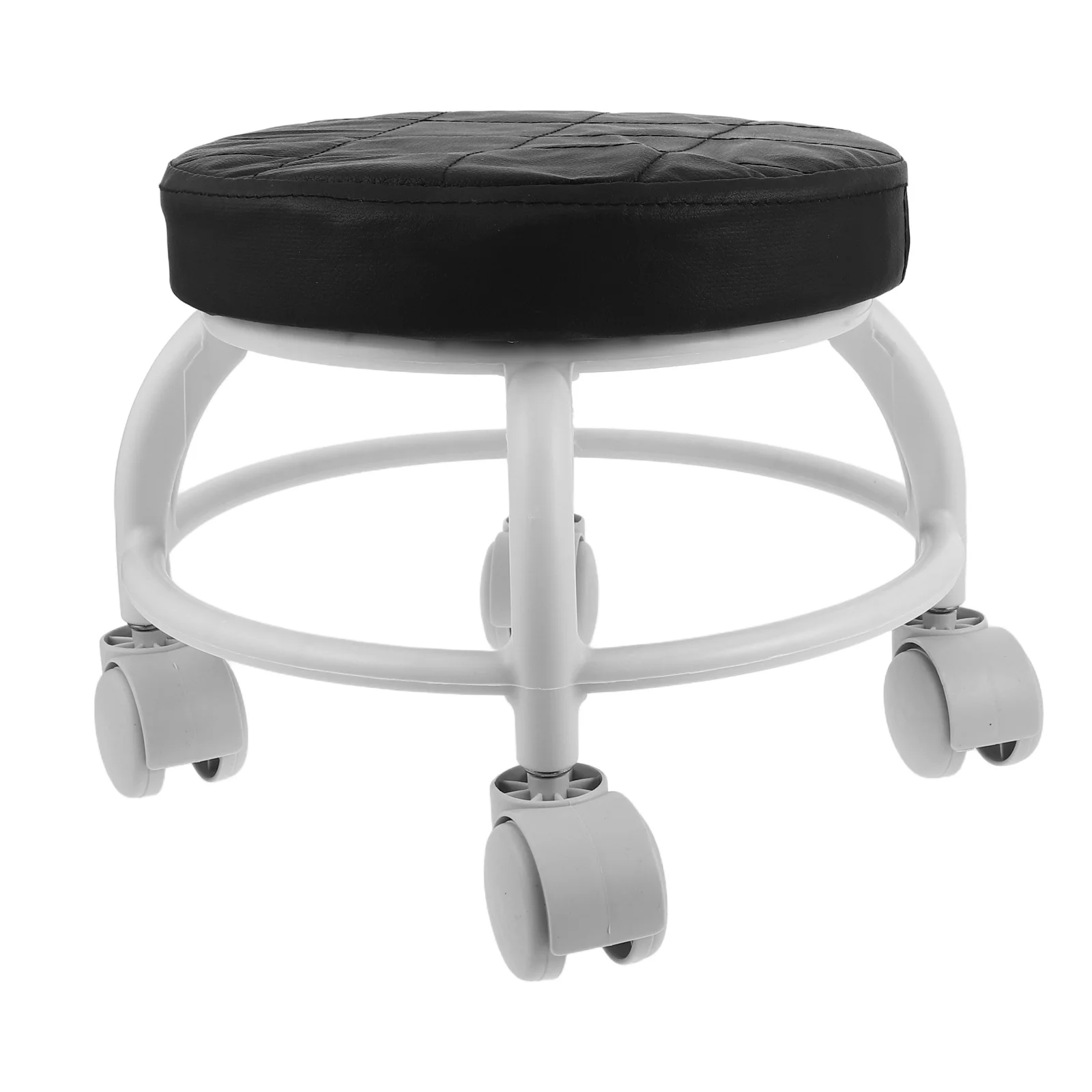 

Beauty Pedicure Stool Round Rolling Seat For Salon Portable Small Vanity Chair Swivel Work Stool With Wheels