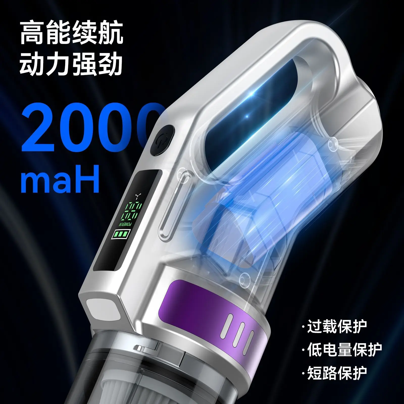 Utility Wireless Handheld High-power Suction And Blowing Multi-purpose Vacuum Cleaner Household Powerful Brushless Motor