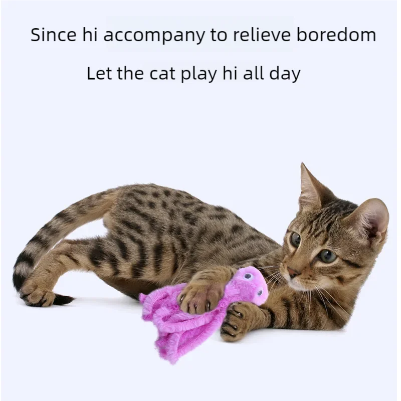 Plüsch Haustier Spielzeug Katzenminze Octopus Form Biss Beständig Interaktive Katze Hund Spielzeug Kauen Spielzeug Für Zahn Reinigung Haustier Liefert