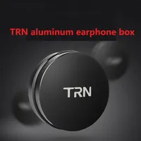 Portable Storage Case TRN Metal Aluminum Alloy In-ear Earphone Accessories Earphone Hard Waterproof  Bag Box Earphone For X6