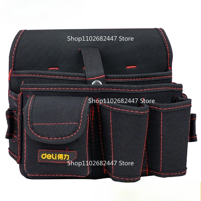 Tool Fanny Pack Polyester Cloth Thickened Wear-resistant Tool Bag Electrical Maintenance Thickened Satchel DL-P4/5