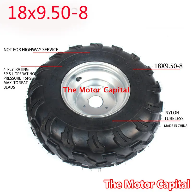 225/55-8 tire 18x9.50-8 front or rear 8 inches 4PR suitable for China Harley electric scooter vacuum  bicycle