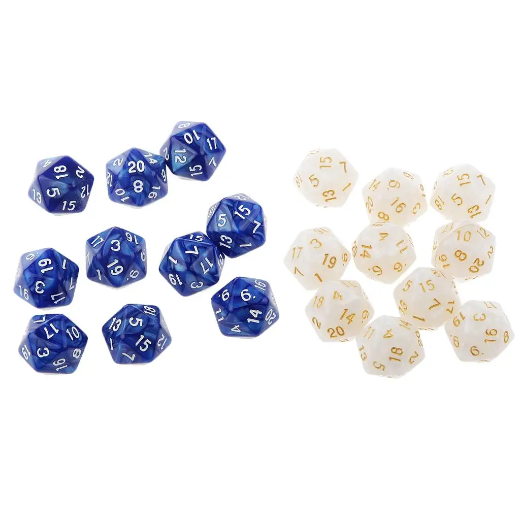 20pcs Educational Geometric - D20 Polyhedral - New Teaching Sets