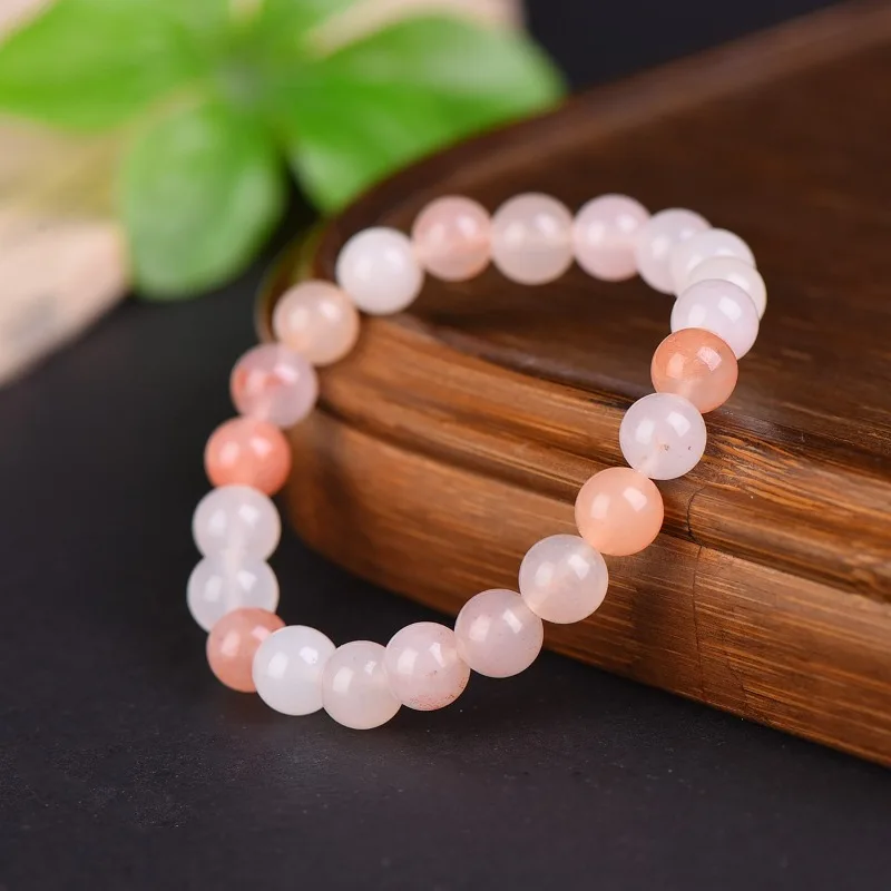 

Новый натуральный изысканный золотой шелковый нефритовый браслет с персиковым цветком, модный браслет унисекс, ювелирные изделия