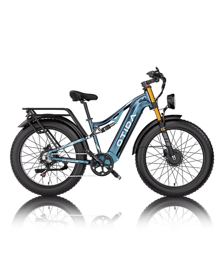 6000W Dual Motor Electric Bike 52V30AH Off-road Motorcycles Ebike image 2