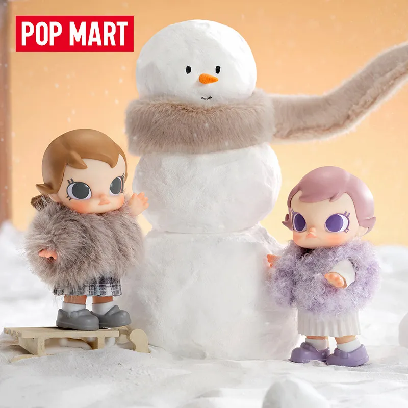 

POP MART Baby Molly Winter Fit Check Series-Vinyl Plush Pendant Blind Box Action Anime Figure Kawaii Model Gift