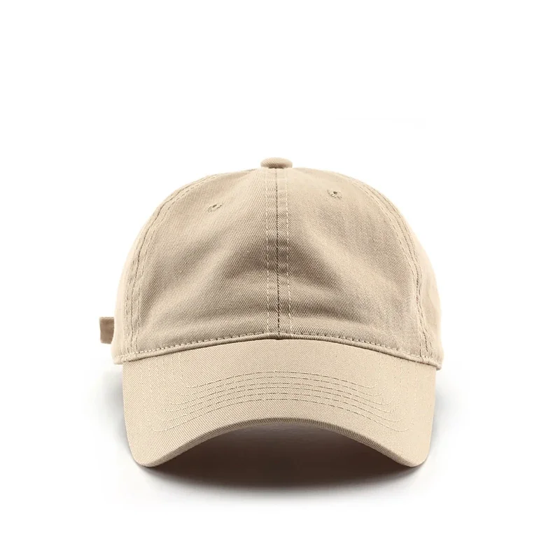 Adult Back Cap Baseball Cap for Small Head Ladies Mens Solid Hip Hop Back Button Caps Mens Plus Size Fitted Flat Caps 56 To 60cm