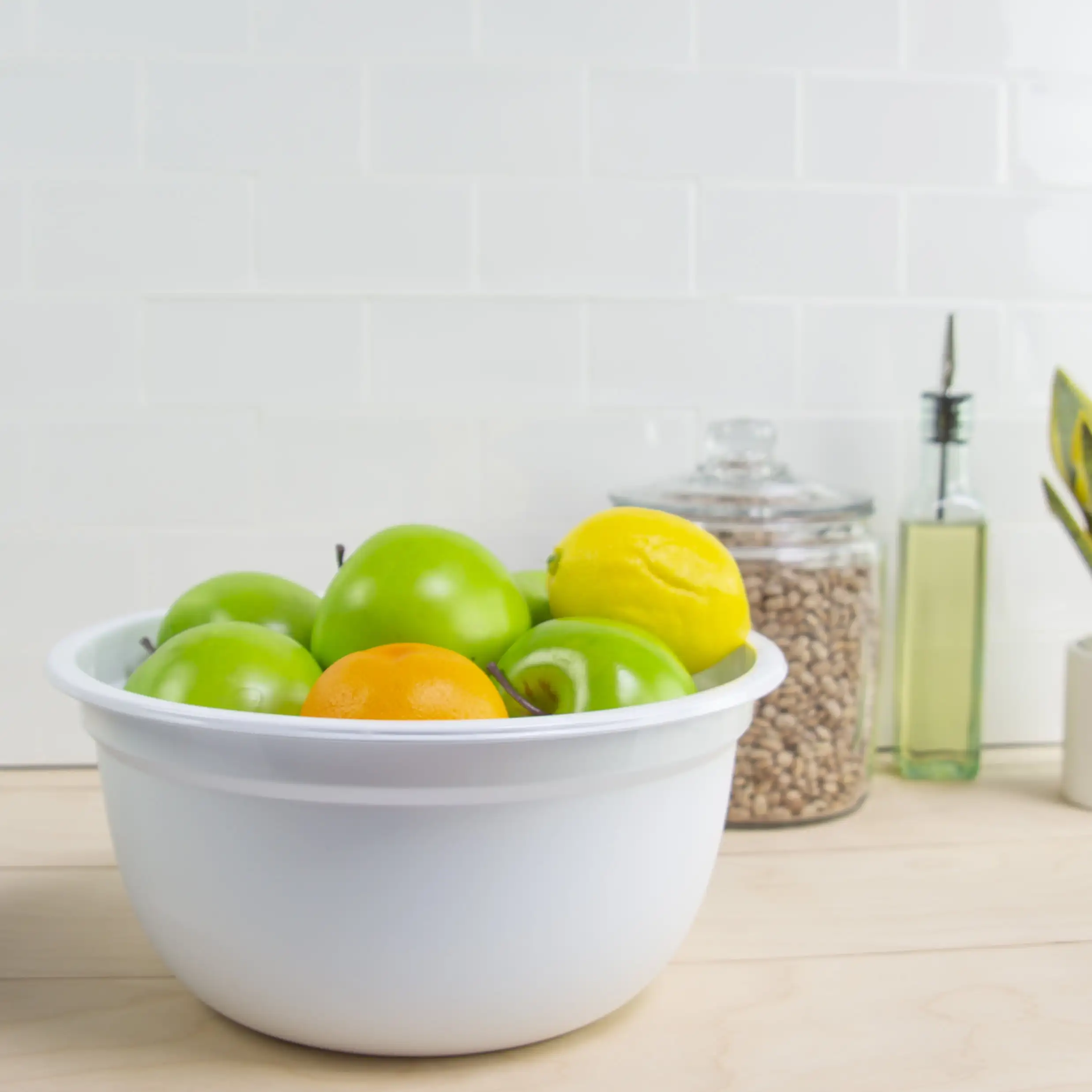 6 Liter Schüssel Polypropylen weiß