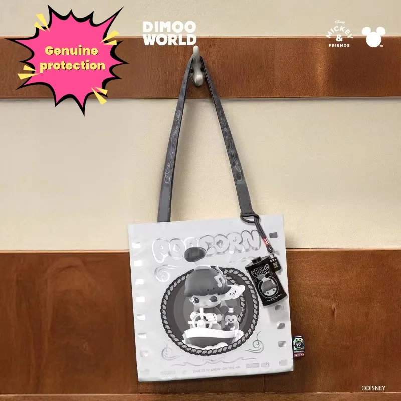 Nueva bolsa de almacenamiento genuina de la serie DIMOO WORLD Disney, caja ciega, figura de dibujos animados Kawaii, bolsa de marca compartida, caja misteriosa, regalo de cumpleaños para niñas