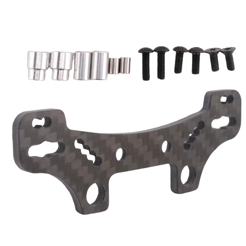 BEDW-2X 탄소 섬유 쇼크 타워 타미야 TT02 TT-02 TT02D TT02R TT02T 1/10 RC 오프로드 자동차 업그레이드 부품