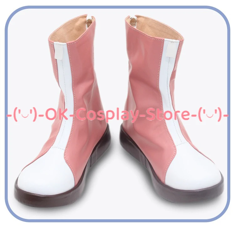 Yagami Hikari Cosplay Shoes Kari Kamiya Hikari Cosplay Props Anime PU Leather Shoes Halloween Carnival Boots Custom Made