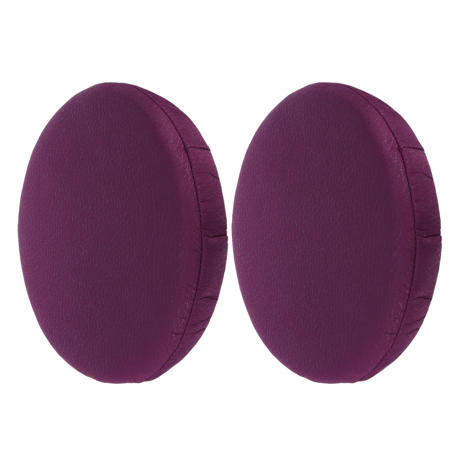 

2pcs Waterproof Chair Cushion Round Stool Seat Cover Stretch Seat Protector Rubber Fabric Easy Clean Home Office