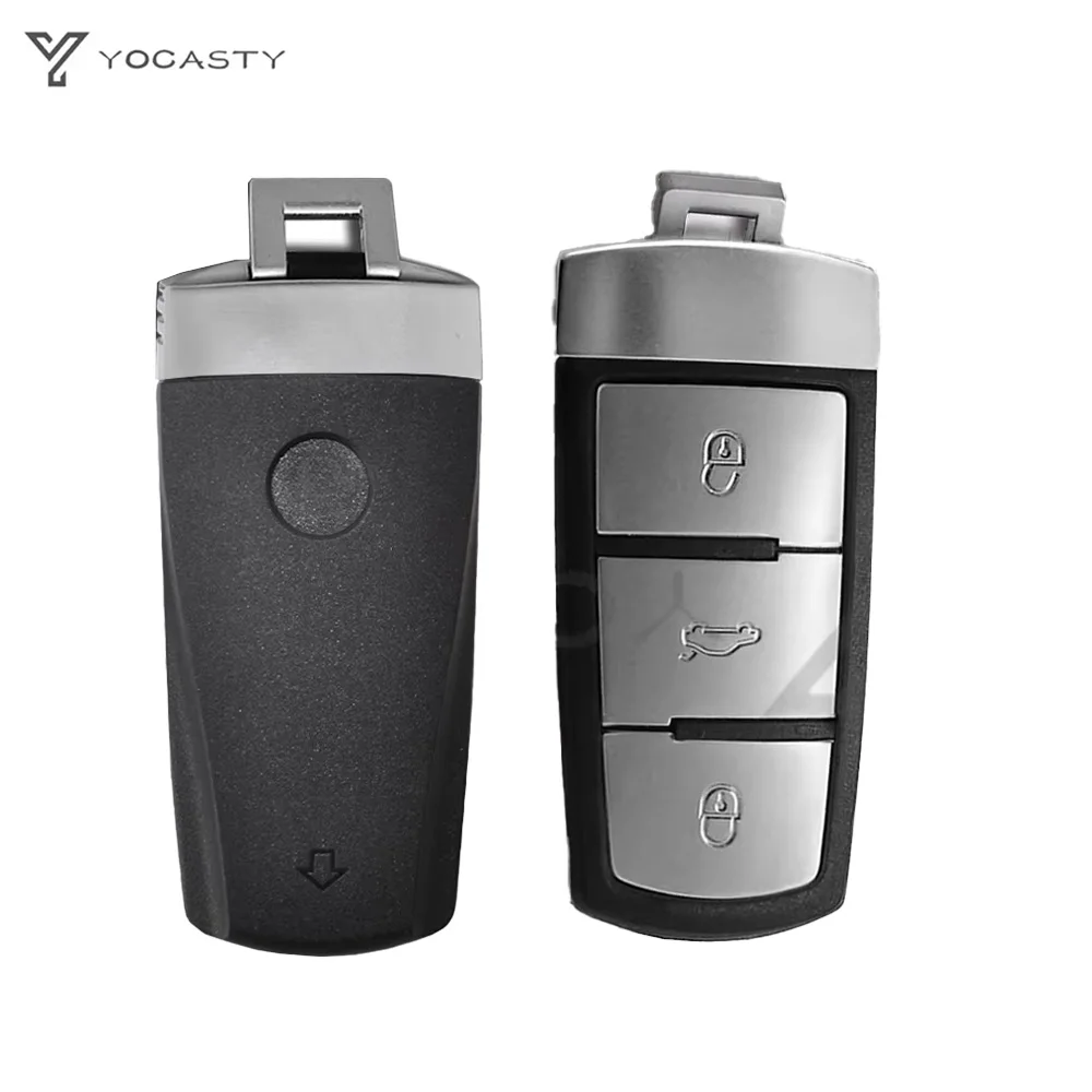 YOCASTY 3C0959752BA 3 Button 433MHz ID46/ID48 Chip Smart Remote Car Key For VW  Passat B6 3C B7  2004-2015Magotan CC 3C0959752BG