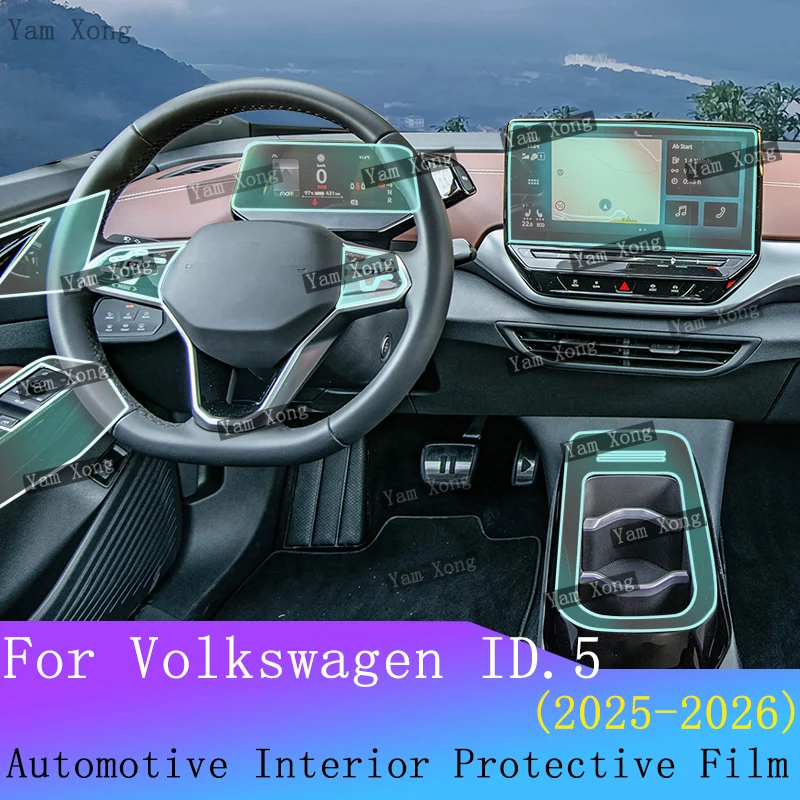 

For Volkswagen ID.5 id5 interior Film suit Center Console Navigation screen Protection Gear Panel Transparent Anti-scratch Films