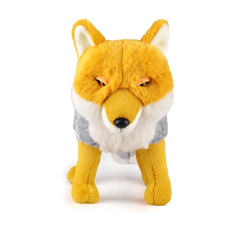 

Tibetan Fox Plush Toy High Fidelity Cute Doll Fox Plushie Lifelike Animals Simulation Stuffed Doll Kawai Toy Gifts For Kids