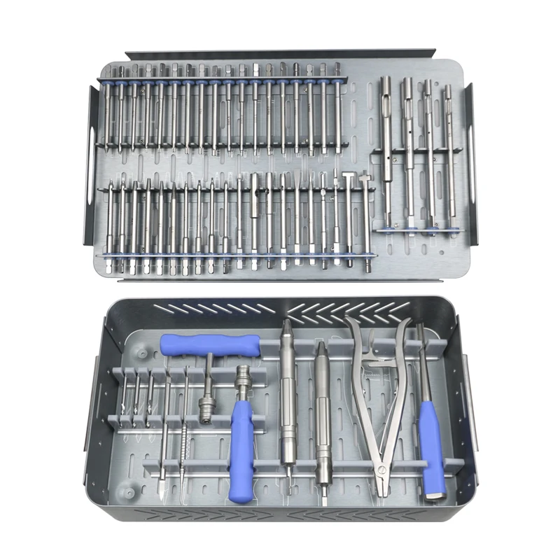 

53pcs/set Orthopedics Surgery Screwdriver Kit Surgical Screw Extractor Screw Broken Removal Tools Orthopaedic Instruments pet