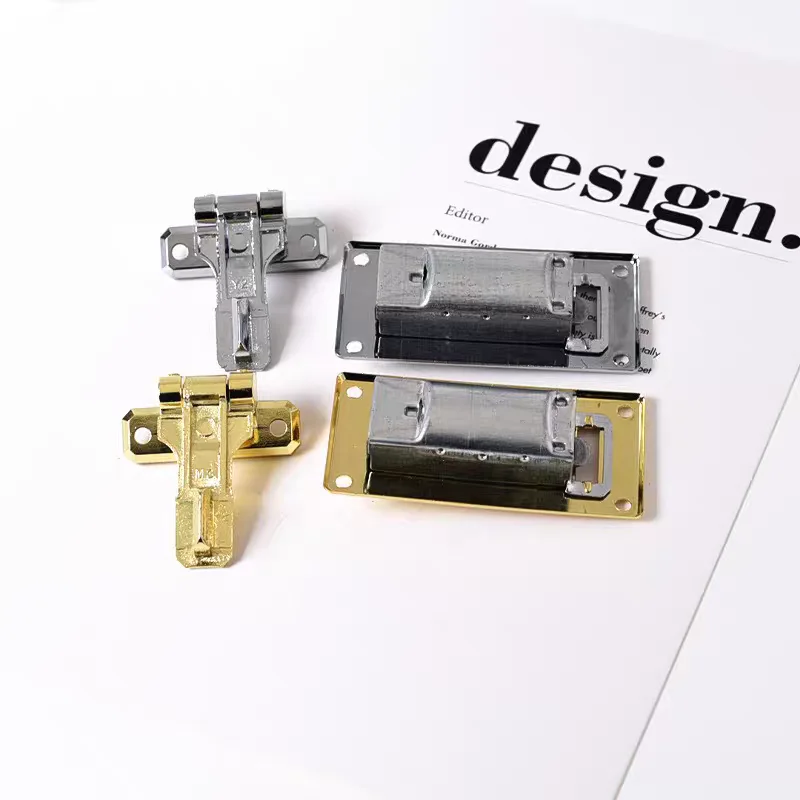 3-digit Adjustable Mechanical Combination Lock with Internal and External Panel, Gold-plated for Luggage and Safe Boxes