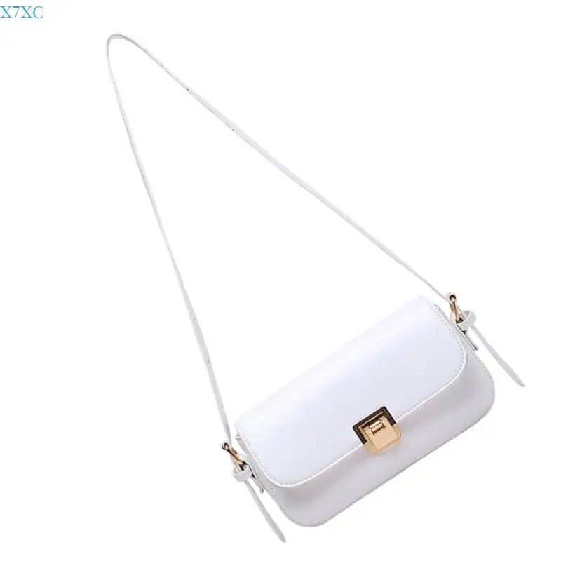 

X7XC Shoulder Bag Elegant PU Leather Underarm Purse for Women Fashionable Armpit Bags