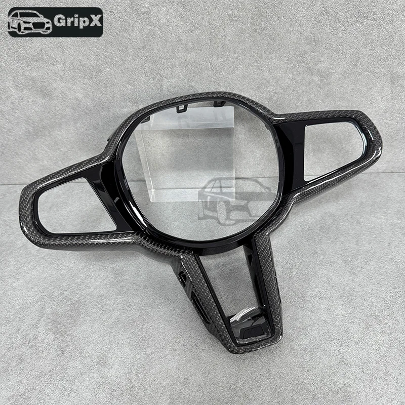 Suitable for  BMW 3 Series G20 4 Series G26 Modified M3 M4 CS Carbon Fiber Steering Wheel Button Frame