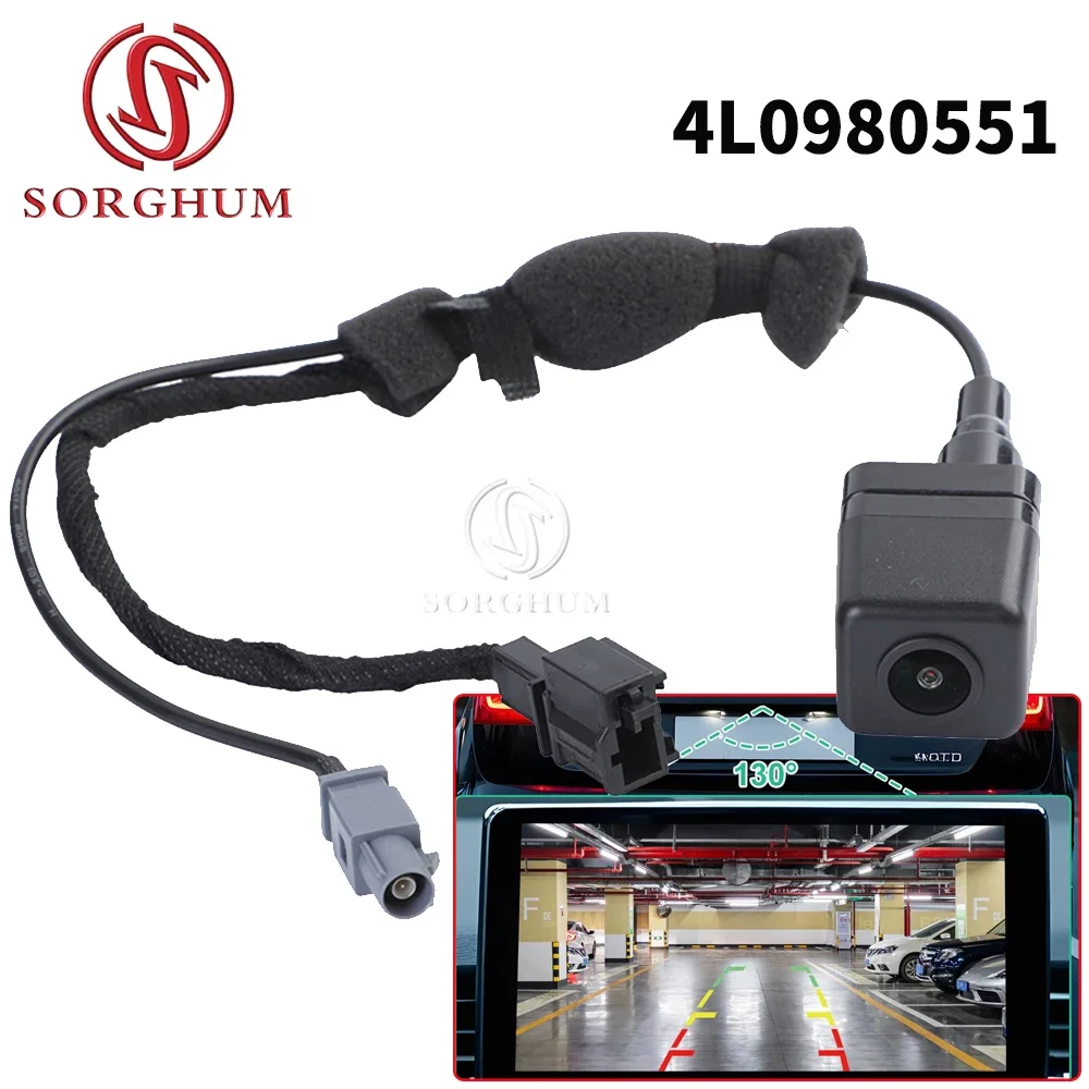 

SORGHUM Автомобильная ручка багажника, камера заднего вида заднего вида 4L0980551 для Audi Q7 A6 C6 A8 D3 4L0980551B 4L0980551D 4L0 980 551