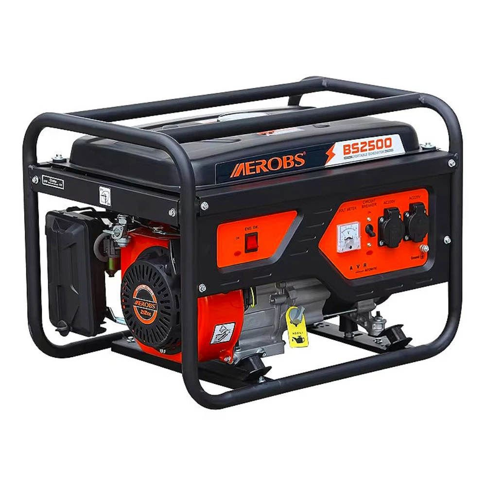 Single Phase 220 Volt 220v 2000 Watts 2kw Electricity Power petrol Generators for Home Electric for Sale