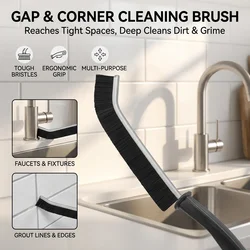 Durable Grout Gap Cleaning Brush for Kitchen Toilet Tile Joints, Thin Hard Bristle Crevice Cleaning Brush for Shower Floor Line