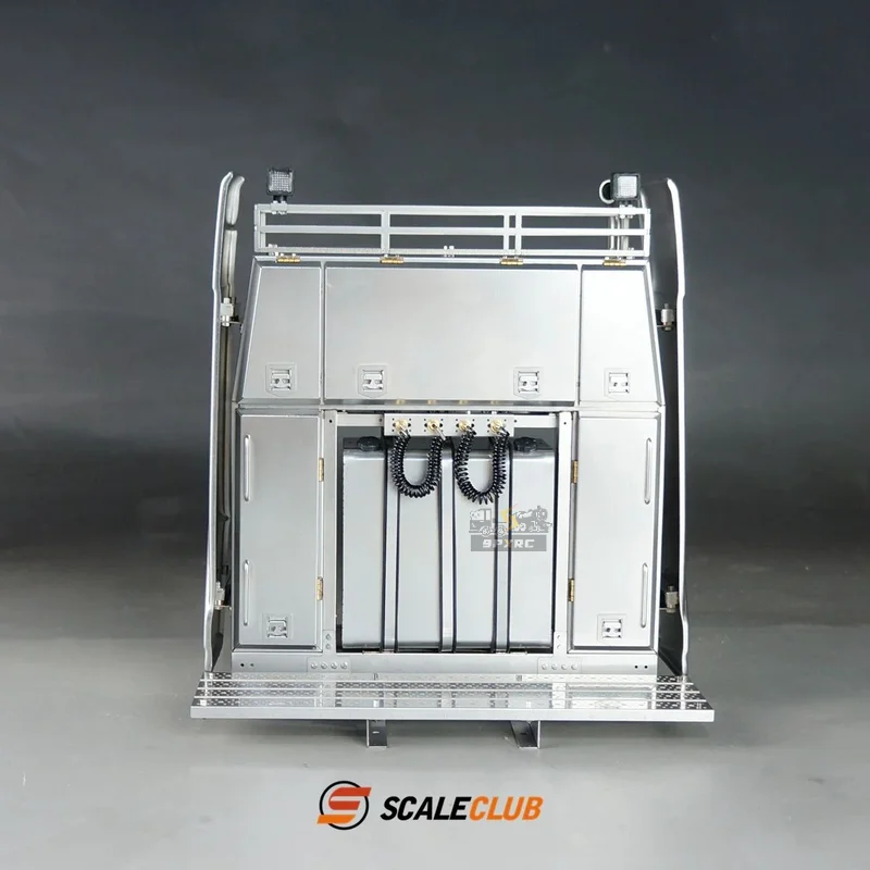 

Scaleclub Model For Tamiya 1/14 For Regal Volvo Heavy Tow Metal Equipment Rack Toolbox Car Parts Rc Truck Trailer