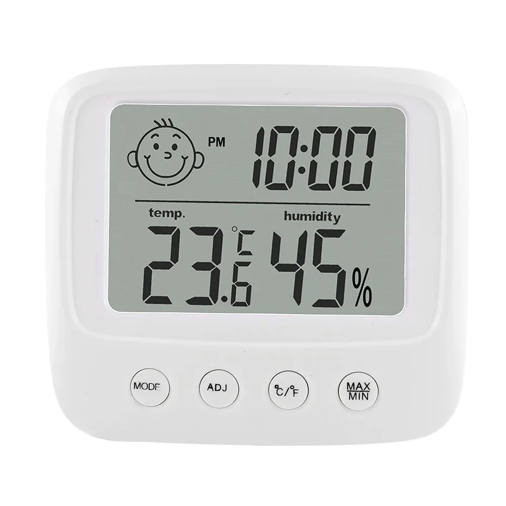 

Thermohygrometer Ultra-thin Simple Smart Home Electronic Digital Thermometer Hygrometer Temperature and Humidity Meter