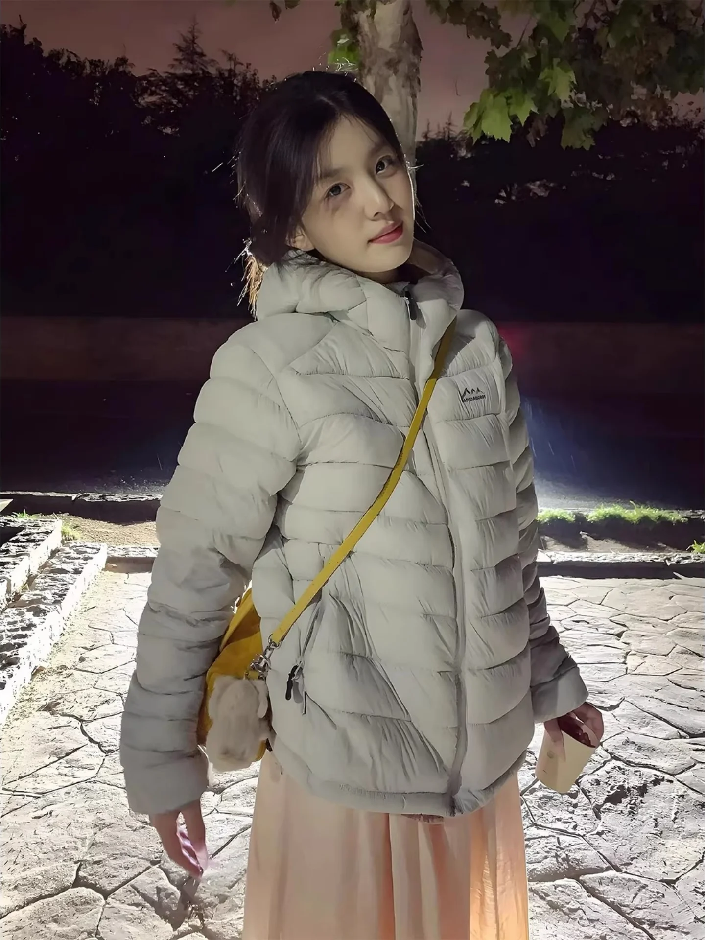 

Американская легкая хлопковая пуховая куртка с капюшоном для мужчин и женщин, зимняя, морозостойкая, теплая, для пар, верхняя одежда