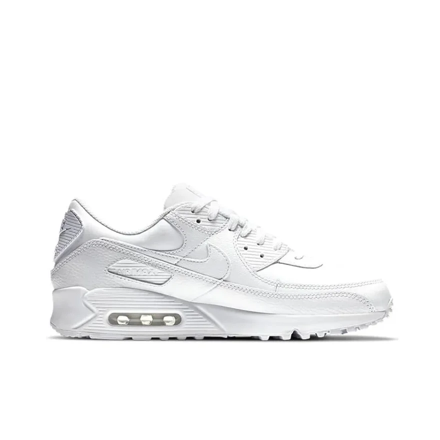 Nike White Air Max 90 Mens Fashion Hundreds of low-top casual running shoes Shock absorption anti-skid wear sports shoes