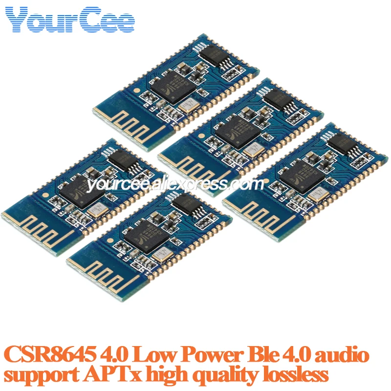 5pcs/1pc CSR8645 Stereo Audio Module 4.0 Low Power Consumption Bluetooth-compatible APTx Lossless Compression Speaker Amplifier