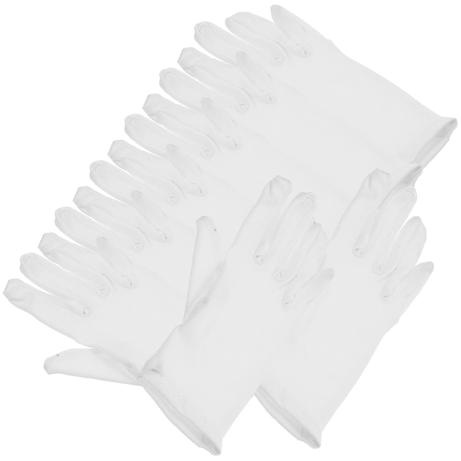 

5 Pairs White Gardening Gloves Fruit Picking Outdoor Protective Breathable Work Gloves Non Slip Gardener Gifts Worker
