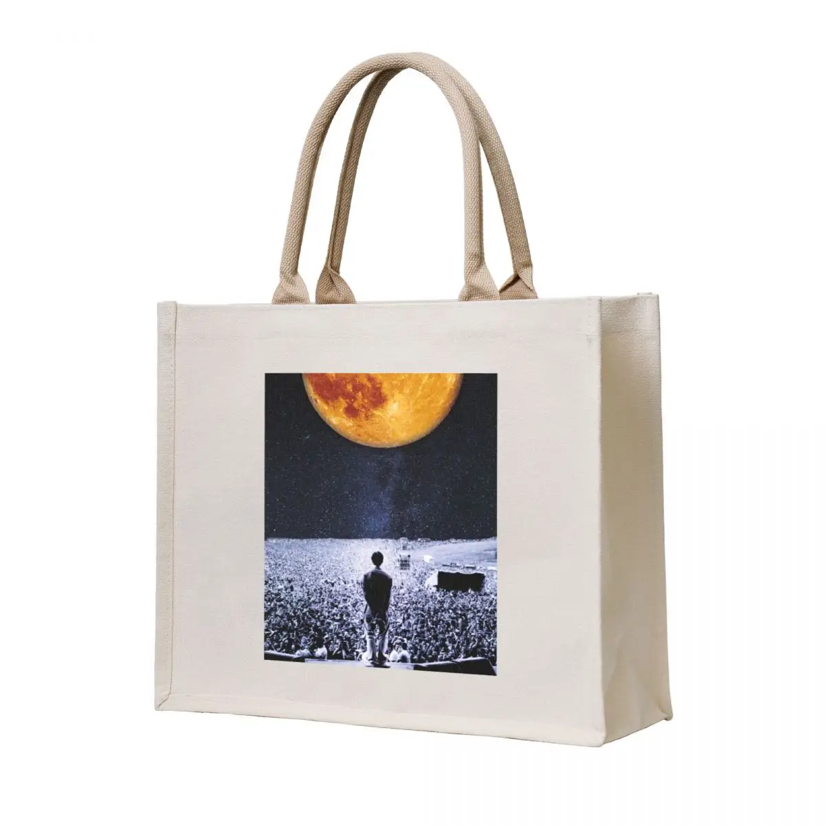 

Vintage Space Design of Oasis Liam Gallagher Tote Bag large tote bag bags luxury women Canvas stote bag