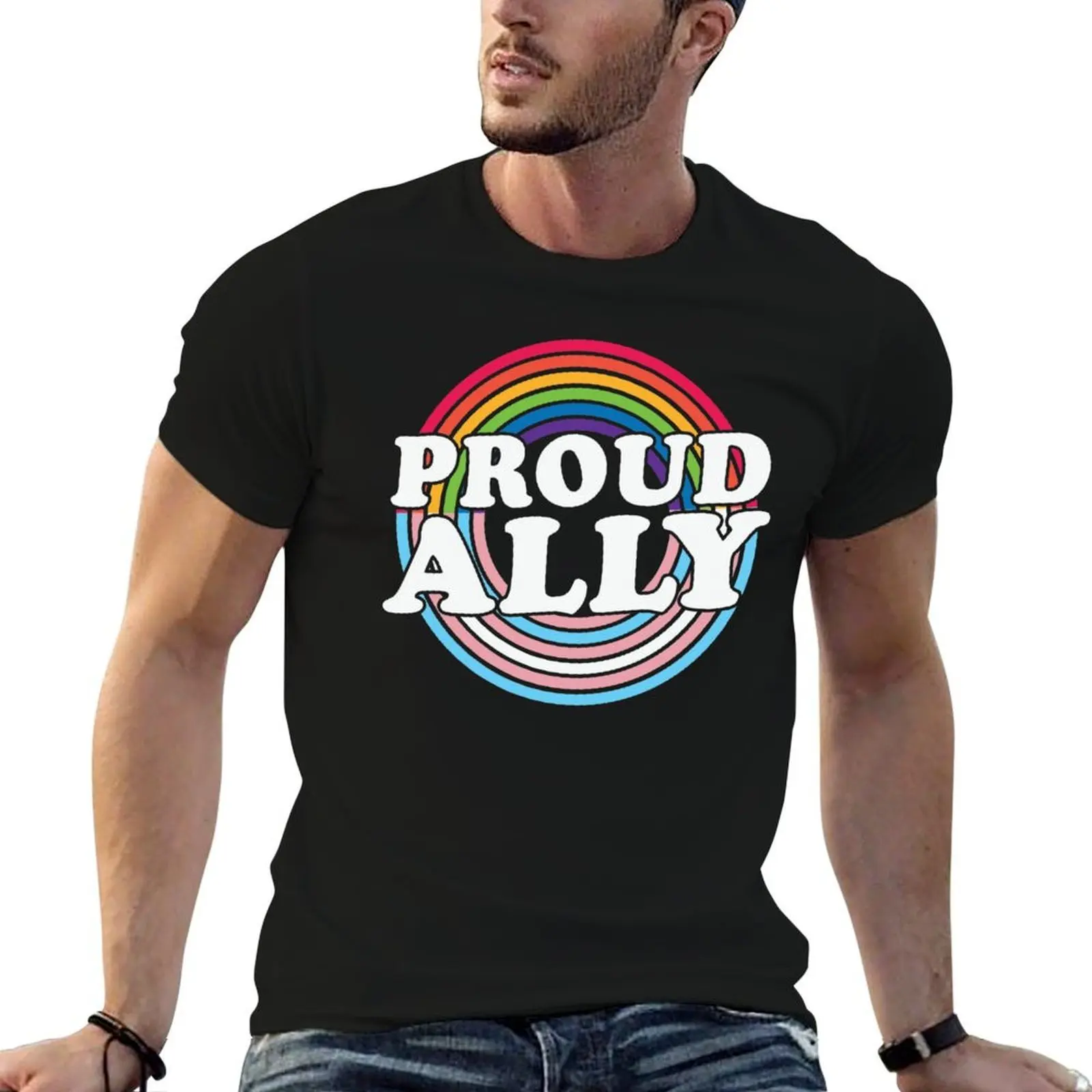 

man for Proud man plain T-Shirt Ally cotton shirts shirts t 100% shirt t pack cotton man t